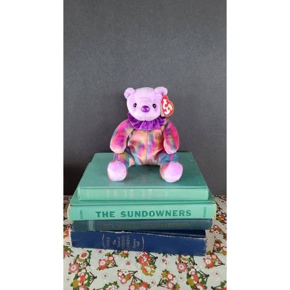 TY February, The Birthday Bear Beanie Baby - Picture 1 of 10